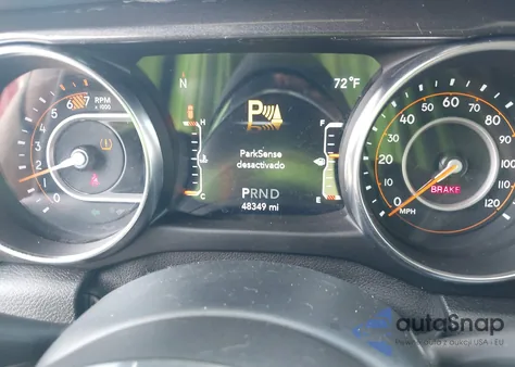 2021 Jeep Wrangler Unlimited Sahara Altitude 4X4 из США, поврежденный, VIN 1C4HJXEN7MW608579